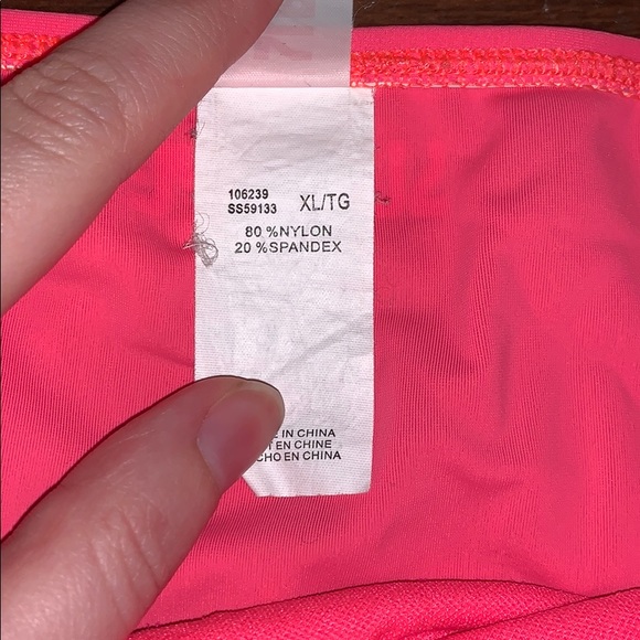 Surf Style Pink Bikini Bottoms in Size XL - Picture 3 of 4